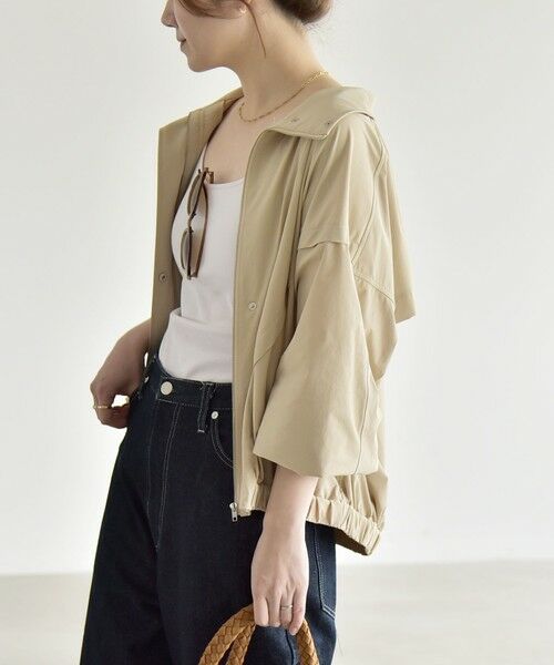 SHIPS / シップス ブルゾン | 《予約》quaranciel:〈接触冷感/UVカット/撥水〉マルチファンクション ライト ブルゾン | 詳細5