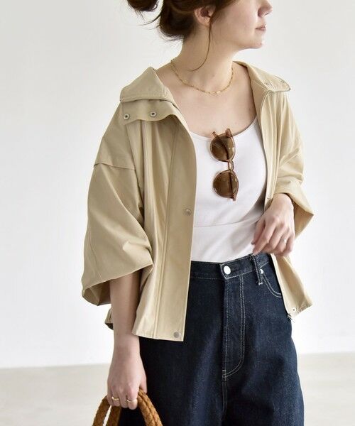 SHIPS / シップス ブルゾン | 《予約》quaranciel:〈接触冷感/UVカット/撥水〉マルチファンクション ライト ブルゾン | 詳細8