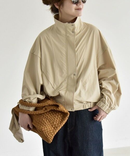 SHIPS / シップス ブルゾン | 《予約》quaranciel:〈接触冷感/UVカット/撥水〉マルチファンクション ライト ブルゾン | 詳細9