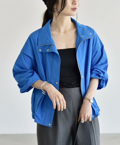 SHIPS / シップス ブルゾン | 《予約》quaranciel:〈接触冷感/UVカット/撥水〉マルチファンクション ライト ブルゾン | 詳細14