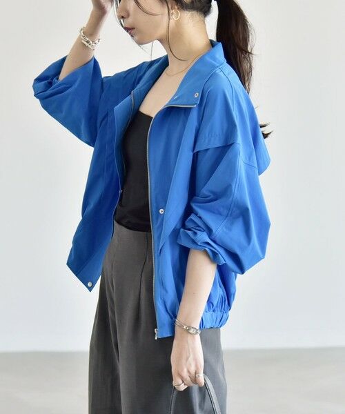 SHIPS / シップス ブルゾン | 《予約》quaranciel:〈接触冷感/UVカット/撥水〉マルチファンクション ライト ブルゾン | 詳細15