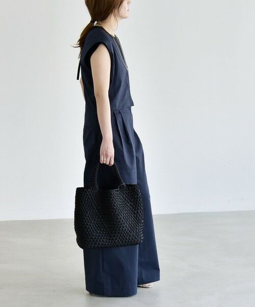 SHIPS / シップス サロペット・オールインワン | 《予約》quaranciel:〈洗濯機可能〉Vネック ワイド オールインワン | 詳細13