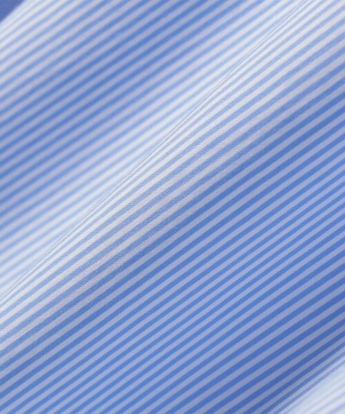 SHIPS / シップス ロング・マキシ丈ワンピース | 《予約》quaranciel:〈洗濯機可能〉ストライプ フラワー刺繍 スキッパー シャツ ワンピース | 詳細17