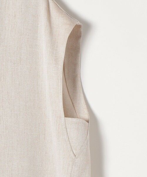 SHIPS / シップス ロング・マキシ丈ワンピース | 《予約》quaranciel:〈洗濯機可能〉スキッパー ワンピース＆イージー ワイドパンツ セットアップ | 詳細22
