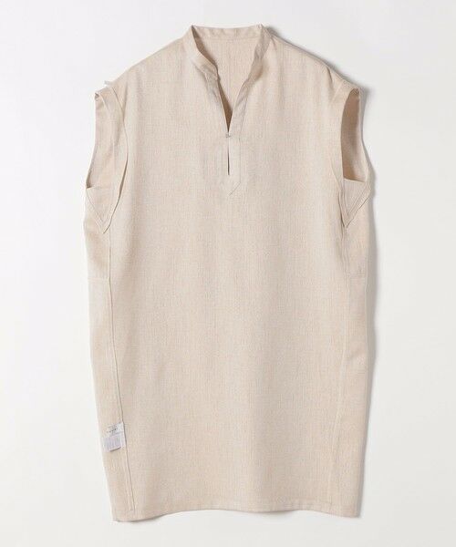 SHIPS / シップス ロング・マキシ丈ワンピース | 《予約》quaranciel:〈洗濯機可能〉スキッパー ワンピース＆イージー ワイドパンツ セットアップ | 詳細24