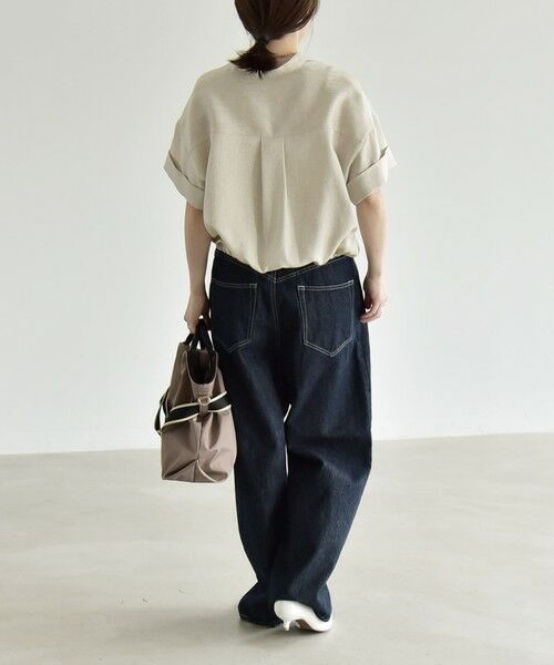 SHIPS / シップス ロング・マキシ丈ワンピース | 《予約》quaranciel:〈洗濯機可能〉ポケットドロスト シャツ＆イージー ワイドパンツ セットアップ | 詳細11
