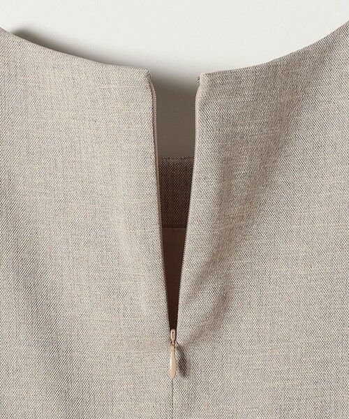 SHIPS / シップス ロング・マキシ丈ワンピース | 《予約》quaranciel:〈洗濯機可能〉リネンライク Aライン クルーネック ロング ワンピース | 詳細18