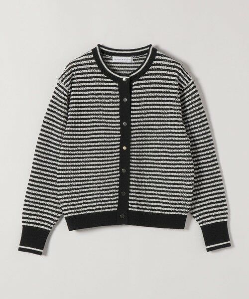 SHIPS / シップス カーディガン・ボレロ | 《予約》quaranciel: ボーダー クルーネック メタルボタン ニット カーディガン | 詳細13