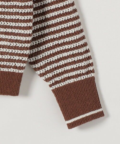 SHIPS / シップス カーディガン・ボレロ | 《予約》quaranciel: ボーダー クルーネック メタルボタン ニット カーディガン | 詳細29