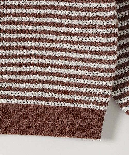 SHIPS / シップス カーディガン・ボレロ | 《予約》quaranciel: ボーダー クルーネック メタルボタン ニット カーディガン | 詳細30