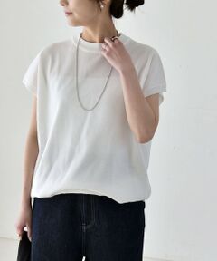 SHIPS / シップス ニット・セーター | 《予約》quaranciel:〈手洗い可能〉ドロスト フレンチスリーブ シアー ニット プルオーバー