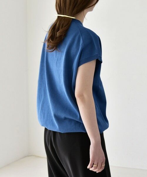 SHIPS / シップス ニット・セーター | 《予約》quaranciel:〈手洗い可能〉ドロスト フレンチスリーブ シアー ニット プルオーバー | 詳細26