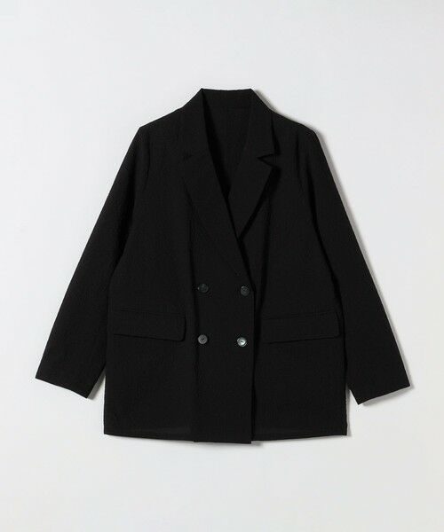 SHIPS / シップス セットアップ | 《予約》quaranciel:〈手洗い可能〉シアー カラミ テーラード ダブル ジャケット | 詳細16