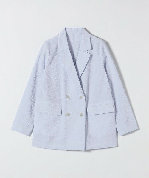 SHIPS / シップス セットアップ | 《予約》quaranciel:〈手洗い可能〉シアー カラミ テーラード ダブル ジャケット | 詳細28