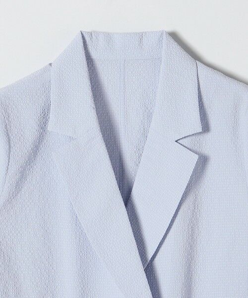 SHIPS / シップス セットアップ | 《予約》quaranciel:〈手洗い可能〉シアー カラミ テーラード ダブル ジャケット | 詳細30
