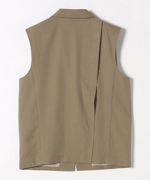 SHIPS / シップス ベスト | 《予約》quaranciel: リネン ミックス テーラード オーバー ジレ | 詳細27