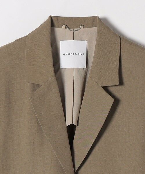 SHIPS / シップス ベスト | 《予約》quaranciel: リネン ミックス テーラード オーバー ジレ | 詳細28