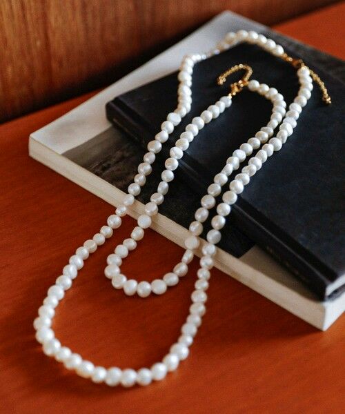 SHIPS / シップス ネックレス・ペンダント・チョーカー | 《予約》quaranciel: 淡水 パール ロング ネックレス | 詳細2