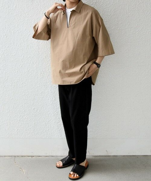 SHIPS / シップス シャツ・ブラウス | SHIPS any:〈洗濯機可能〉ボイル スキッパー ハーフスリーブ プルオーバー シャツ◆ | 詳細13