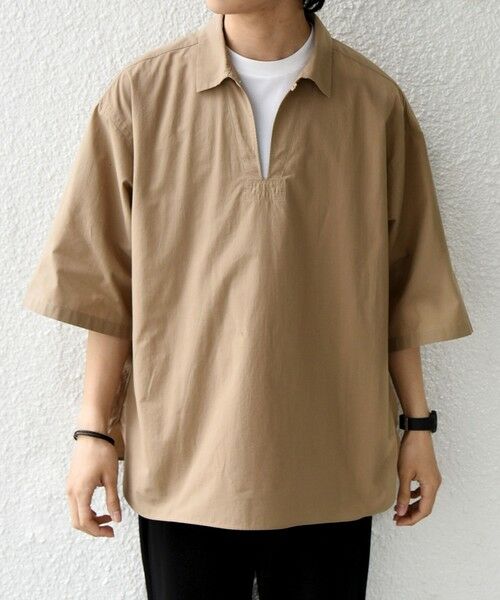 SHIPS / シップス シャツ・ブラウス | SHIPS any:〈洗濯機可能〉ボイル スキッパー ハーフスリーブ プルオーバー シャツ◆ | 詳細15