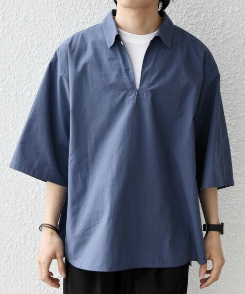 SHIPS / シップス シャツ・ブラウス | SHIPS any:〈洗濯機可能〉ボイル スキッパー ハーフスリーブ プルオーバー シャツ◆ | 詳細22