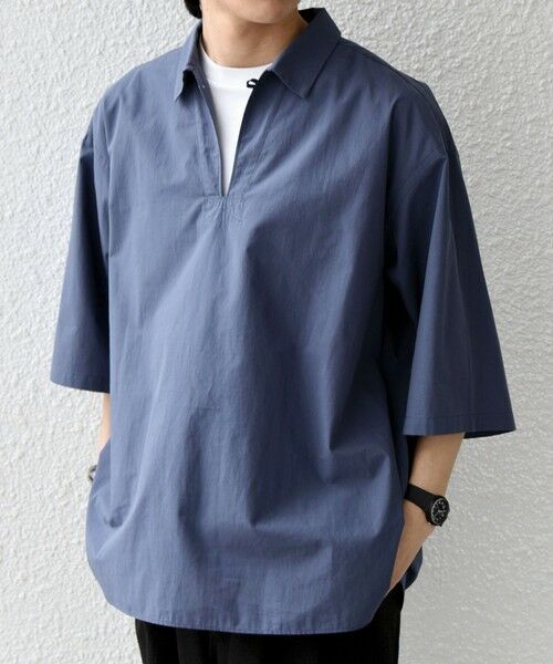 SHIPS / シップス シャツ・ブラウス | SHIPS any:〈洗濯機可能〉ボイル スキッパー ハーフスリーブ プルオーバー シャツ◆ | 詳細23