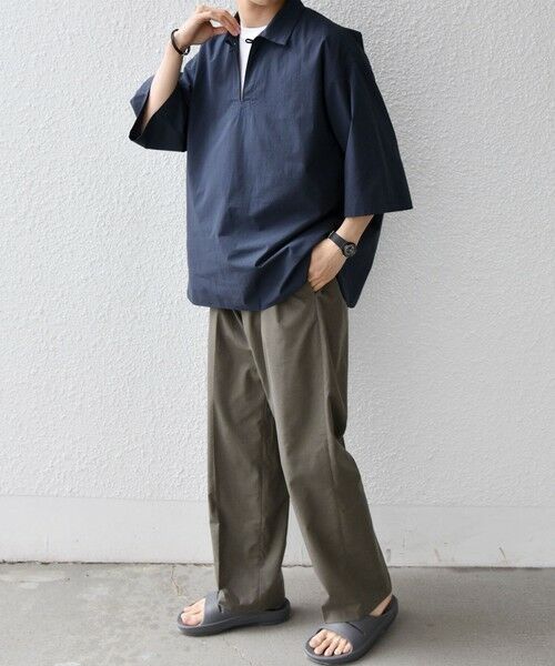 SHIPS / シップス シャツ・ブラウス | SHIPS any:〈洗濯機可能〉ボイル スキッパー ハーフスリーブ プルオーバー シャツ◆ | 詳細28