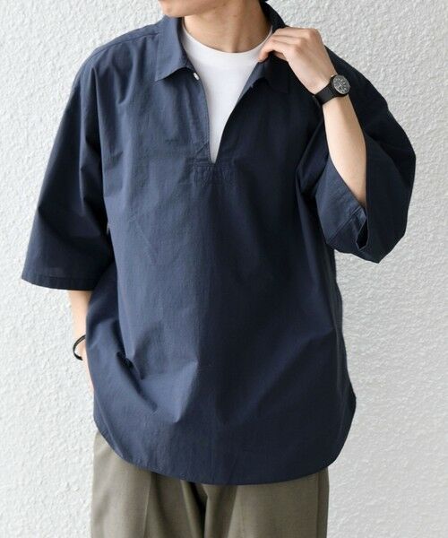 SHIPS / シップス シャツ・ブラウス | SHIPS any:〈洗濯機可能〉ボイル スキッパー ハーフスリーブ プルオーバー シャツ◆ | 詳細29