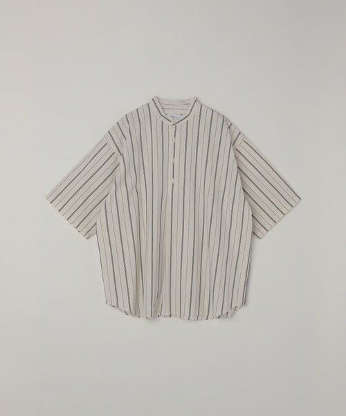 SHIPS / シップス シャツ・ブラウス | SHIPS any:〈洗濯機可能〉コットン/リネン ストライプ バンド スキッパー ハーフスリーブ シャツ 26SS◆ | 詳細6