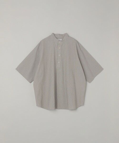 SHIPS / シップス シャツ・ブラウス | SHIPS any:〈洗濯機可能〉コットン/リネン ストライプ バンド スキッパー ハーフスリーブ シャツ 26SS◆ | 詳細13