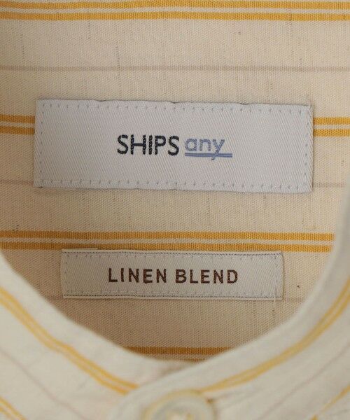 SHIPS / シップス シャツ・ブラウス | SHIPS any:〈洗濯機可能〉コットン/リネン ストライプ バンド スキッパー ハーフスリーブ シャツ 26SS◆ | 詳細22