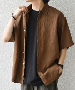SHIPS / シップス シャツ・ブラウス | SHIPS any:〈洗濯機可能〉NOVELTEX リネン レギュラーカラー シャツ◆