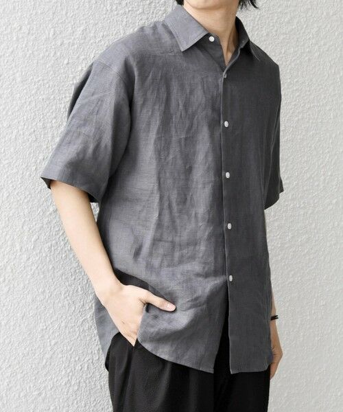 SHIPS / シップス シャツ・ブラウス | SHIPS any:〈洗濯機可能〉NOVELTEX リネン レギュラーカラー シャツ◆ | 詳細4