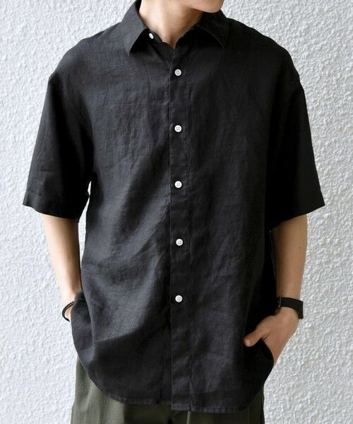SHIPS / シップス シャツ・ブラウス | SHIPS any:〈洗濯機可能〉NOVELTEX リネン レギュラーカラー シャツ◆ | 詳細10
