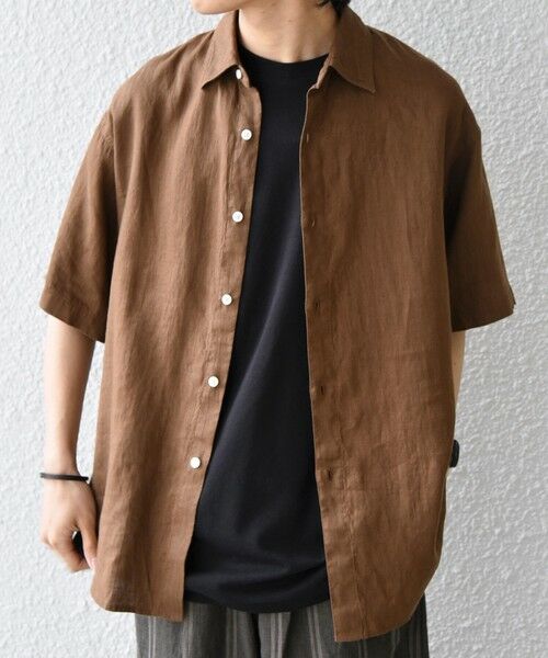 SHIPS / シップス シャツ・ブラウス | SHIPS any:〈洗濯機可能〉NOVELTEX リネン レギュラーカラー シャツ◆ | 詳細17