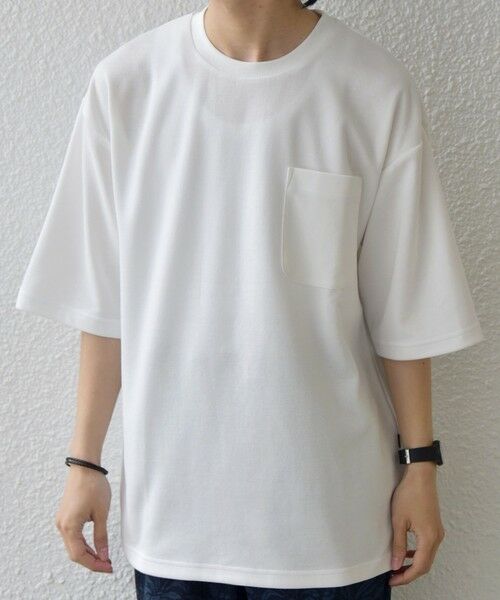 SHIPS / シップス Tシャツ | SHIPS any:〈接触冷感〉COOL TOUCH スムース リラックス ポケット Tシャツ 26SS◆ | 詳細3