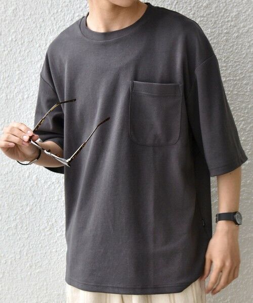 SHIPS / シップス Tシャツ | SHIPS any:〈接触冷感〉COOL TOUCH スムース リラックス ポケット Tシャツ 26SS◇ | 詳細15