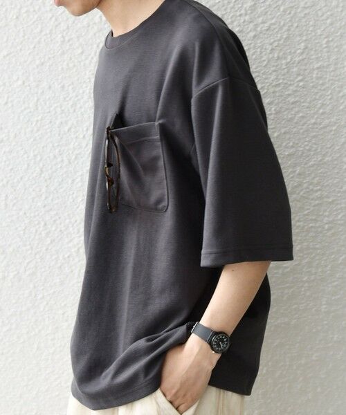 SHIPS / シップス Tシャツ | SHIPS any:〈接触冷感〉COOL TOUCH スムース リラックス ポケット Tシャツ 26SS◇ | 詳細16