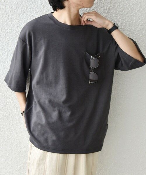 SHIPS / シップス Tシャツ | SHIPS any:〈接触冷感〉COOL TOUCH スムース リラックス ポケット Tシャツ 26SS◇ | 詳細17