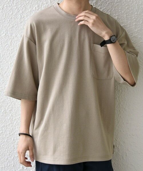 SHIPS / シップス Tシャツ | SHIPS any:〈接触冷感〉COOL TOUCH スムース リラックス ポケット Tシャツ 26SS◆ | 詳細24