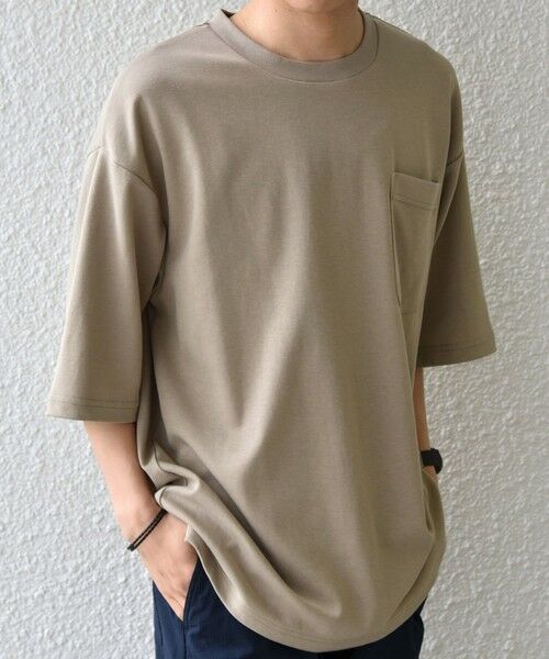 SHIPS / シップス Tシャツ | SHIPS any:〈接触冷感〉COOL TOUCH スムース リラックス ポケット Tシャツ 26SS◆ | 詳細26