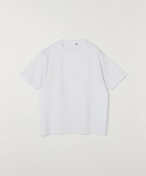 SHIPS / シップス Tシャツ | TOUGHER:〈洗濯機可能〉BREA ピグメントダイ クルーネック パック Tシャツ（ホワイト）
