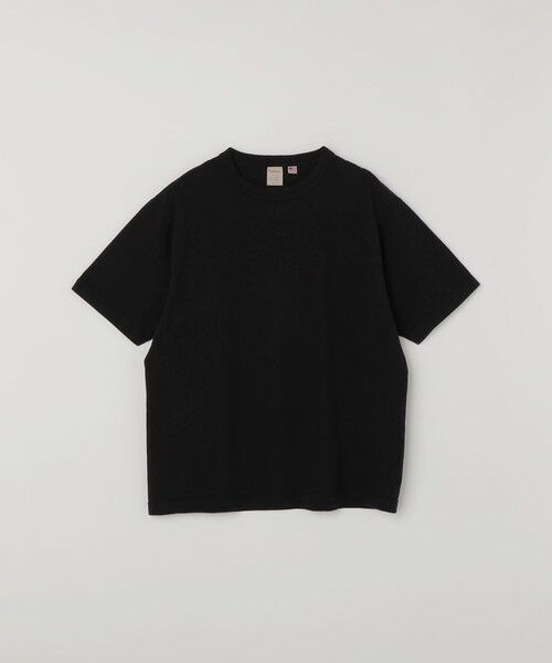 SHIPS / シップス Tシャツ | TOUGHER:〈洗濯機可能〉BREA ピグメントダイ クルーネック パック Tシャツ（ブラック）