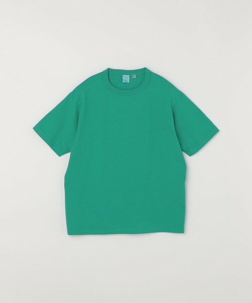 SHIPS / シップス Tシャツ | TOUGHER:〈洗濯機可能〉BREA ピグメントダイ クルーネック パック Tシャツ（ライトグリーン）