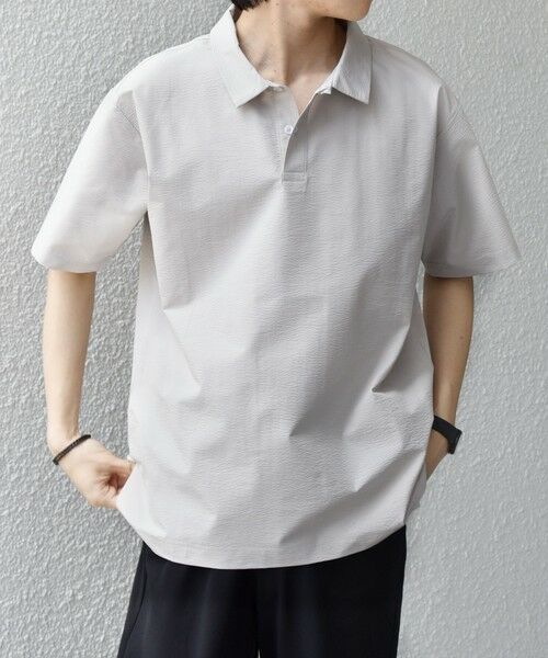 SHIPS / シップス ポロシャツ | 【WEB限定】SHIPS any:〈吸水速乾/抗菌防臭/UVカット〉サーパスウェーブ 半袖 ポロシャツ◆ | 詳細3
