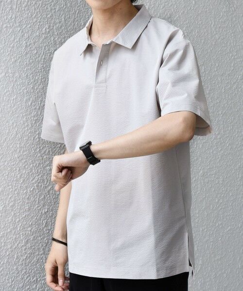 SHIPS / シップス ポロシャツ | 【WEB限定】SHIPS any:〈吸水速乾/抗菌防臭/UVカット〉サーパスウェーブ 半袖 ポロシャツ◆ | 詳細4