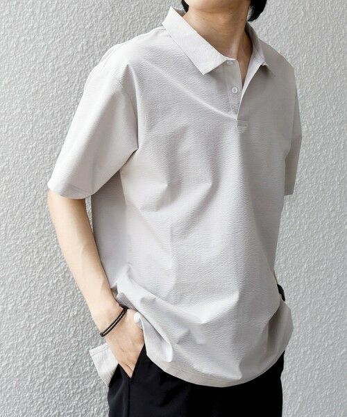 SHIPS / シップス ポロシャツ | 【WEB限定】SHIPS any:〈吸水速乾/抗菌防臭/UVカット〉サーパスウェーブ 半袖 ポロシャツ◆ | 詳細5