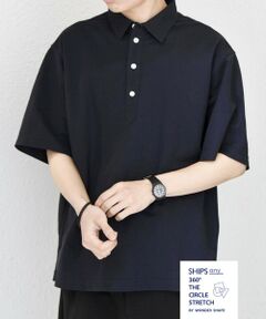 SHIPS / シップス ポロシャツ | SHIPS any:〈接触冷感/ストレッチ〉360° THE CIRCLE STRETCH リネン ミックス ポロシャツ(セットアップ対応)◆