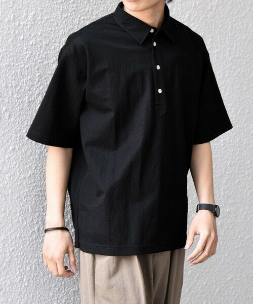 SHIPS / シップス ポロシャツ | SHIPS any:〈接触冷感/ストレッチ〉360° THE CIRCLE STRETCH リネン ミックス ポロシャツ(セットアップ対応)◆ | 詳細5