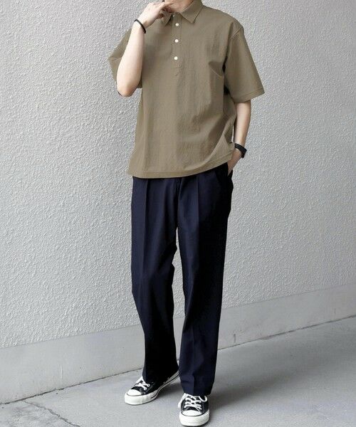 SHIPS / シップス ポロシャツ | SHIPS any:〈接触冷感/ストレッチ〉360° THE CIRCLE STRETCH リネン ミックス ポロシャツ(セットアップ対応)◆ | 詳細9